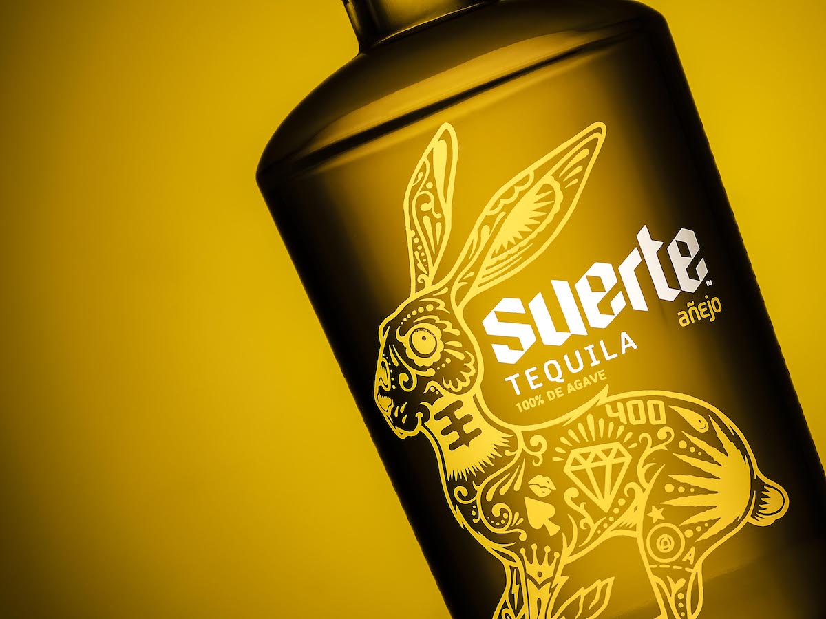 Screen Printed Tequila bottle