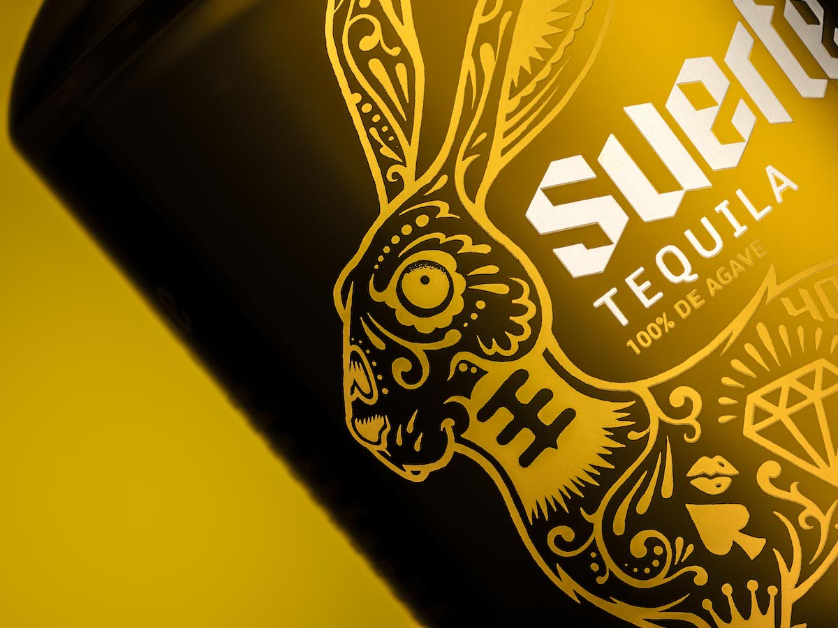 screen printed spirit bottles