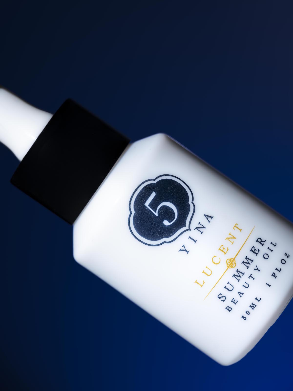 screen printed cosmetic bottle