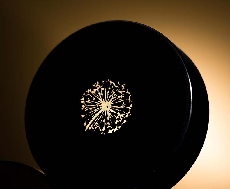 Pad printed skincare lid