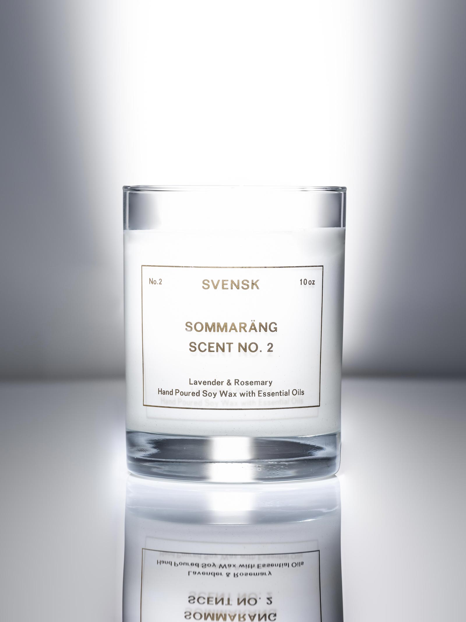 screen printed candle jar