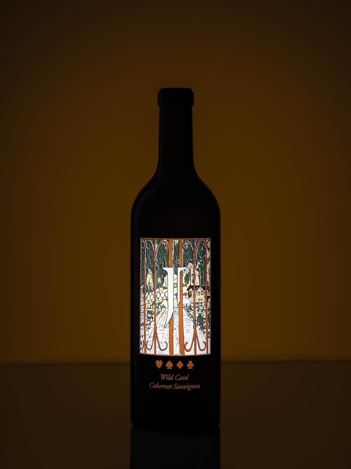 Printing on wine bottles